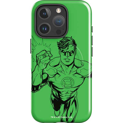 DC Comics Green Lantern Comic Pop iPhone 16 Pro Magsafe Impact Case